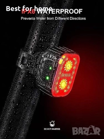 Комплект акумулаторни велосипедни светлини , снимка 6 - Други спортове - 52530183