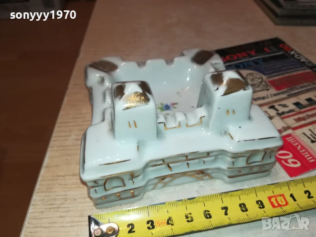 ПЕПЕЛНИК-ПОРЦЕЛАН КРЕПОСТ С МАРКИРОВКА 2207250948LCHERY, снимка 7 - Антикварни и старинни предмети - 51100650