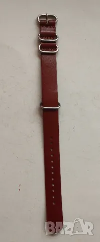 Светло кафява кожена каишка 20мм, снимка 1