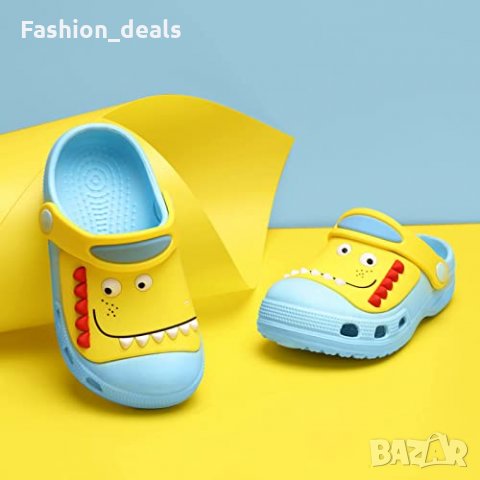 Детски сабо градински чехли с динозавър Сандали Летни обувки за вода, снимка 4 - Детски сандали и чехли - 35470716