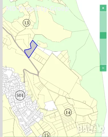 Парцел с изключителна морска панорама 20дка