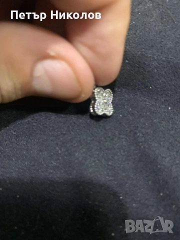 Van Cleef & Arpels колие с мойсанити, снимка 2 - Колиета, медальони, синджири - 51957206