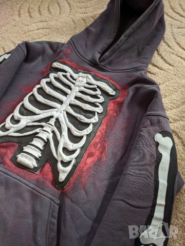 Суитшърт за Хелоуин Скелет Суичър, снимка 2 - Суичъри - 38395399