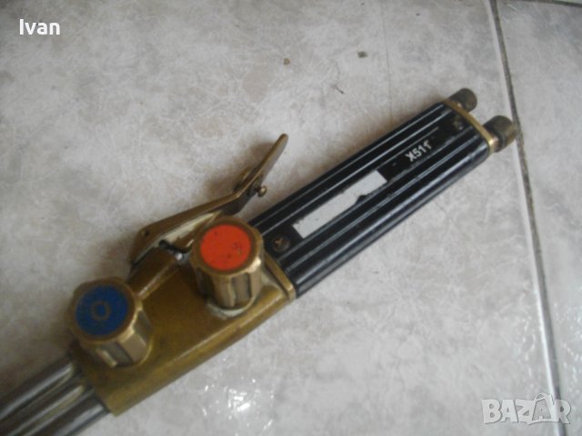 Оксижен Резак 33,5 см с 5м. Маркучи и Редуцир Вентил-2 Манометри/Клапан, снимка 15 - Други инструменти - 40431381
