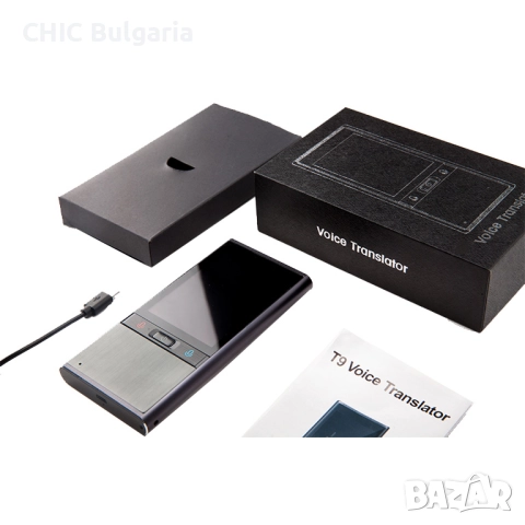 AI преводач със 106 езика, външна батерия 4800 mAh, стилен калъф + Подарък коледни лакомства, снимка 4 - Друга електроника - 52494632