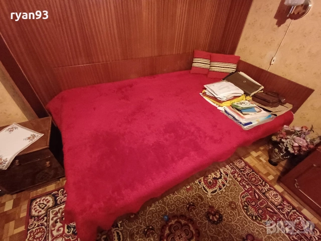 Спалня/легло с гръб и надстройка , снимка 3 - Спални и легла - 53587257