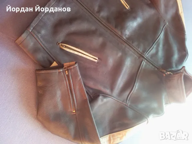 Кожено яке CHYSTON, снимка 8 - Якета - 48549189