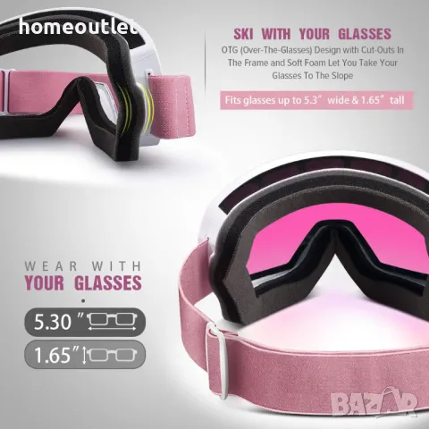 ПРОМОЦИЯ Маска / очила за ски и сноуборд OUTDOOR MASTER (СКИ ОЧИЛА) X000Y7I7BL, снимка 7 - Зимни спортове - 48122624