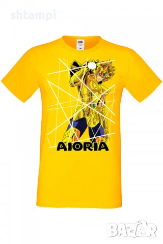 Мъжка тениска Saint Seiya Leo Aiolia 02,Анимация,игра,Празник,Повод,, снимка 10 - Тениски - 38122953