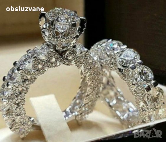 Изящен и уникален двоен пръстен 💥, снимка 1