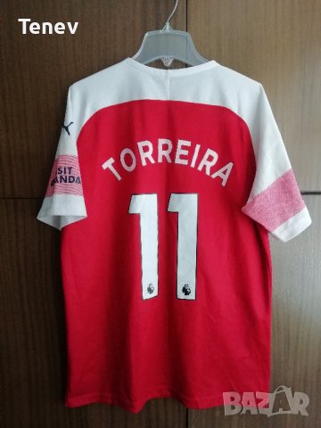 Arsenal Lucas Torreira Puma оригинална тениска фланелка Арсенал Торейра размер L