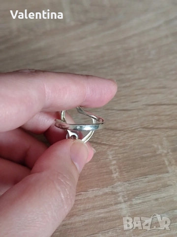 Сребърен пръстен , снимка 5 - Пръстени - 53052340