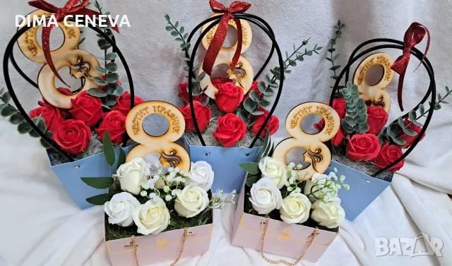 Ароматни сапунени букети. 