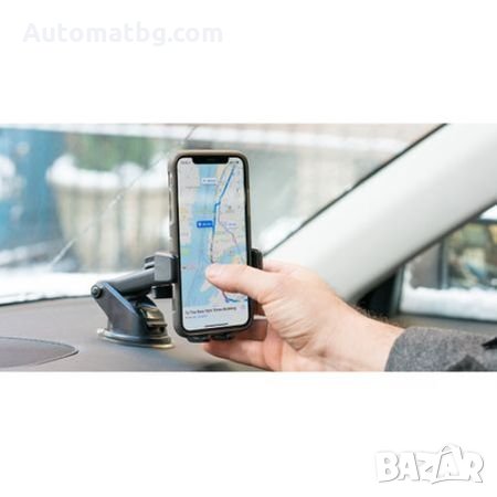 Стойка държач за телефон универсална Automat за кола защипване с функция едно докосване iPhone X 8/8, снимка 9 - Аксесоари и консумативи - 26289712