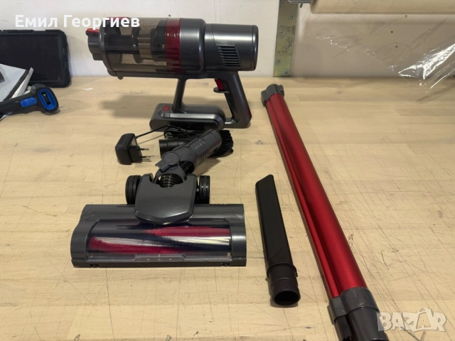 Безжична ръчна прахосмукачка тип „стик“ – V Group KB-703B, снимка 6 - Прахосмукачки - 53356278