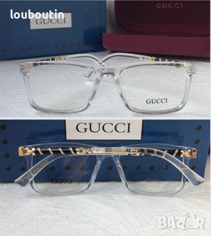 Gucci диоптрични рамки.прозрачни слънчеви,очила за компютър, снимка 3 - Слънчеви и диоптрични очила - 39805284