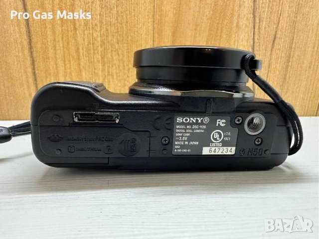 Професионален Фотоапарат Sony H20 само за 250 лв с чанта и 16 GB Memory card. Перфектен П, снимка 3 - Фотоапарати - 43542624