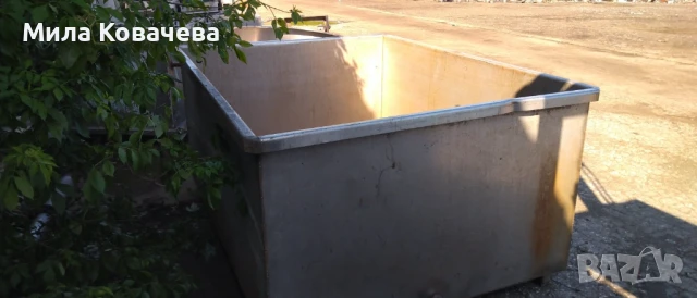 Вана от неръждаема стомана (210см х 160см х 100см)