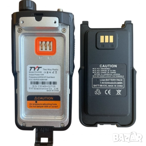 Професионална двулентова радиостанция TH-UV58, снимка 4 - Друга електроника - 52093868