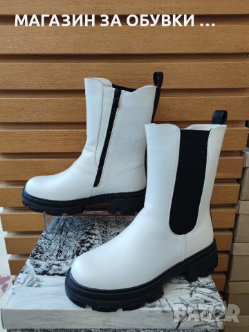 ДАМСКИ БОТИ тип "ЧЕЛСИ"- код:8007, снимка 3 - Дамски боти - 44081974