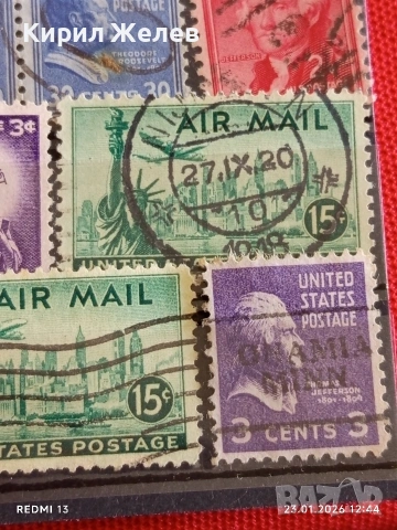 Стари пощенски марки от цял свят смесени АМЕРИКАНСКИ ПРЕЗИДЕНТИ за КОЛЕКЦИЯ ДЕКОРАЦИЯ 51935, снимка 11 - Филателия - 53198995