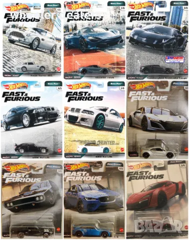Метални колички Hot Wheels PREMIUM Fast & Furious, TEAM TRANSPORTT, FAVORI, снимка 6 - Колекции - 29075797