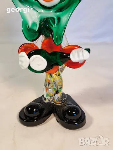 стъклен клоун Murano , снимка 3 - Декорация за дома - 49568059