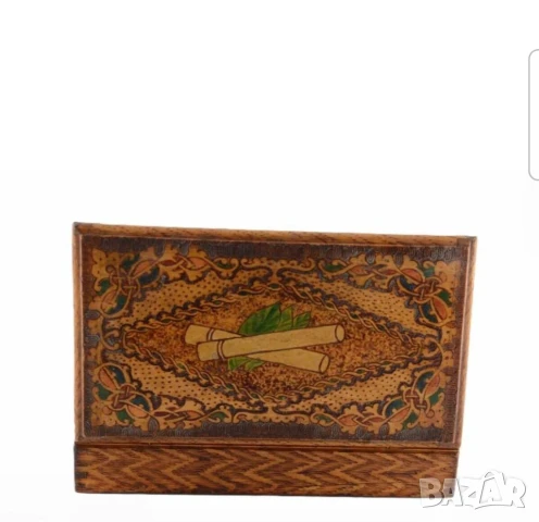 Старинна кутия за 30 броя цигари за за си свиете цигарки и да си ги подредите и са са винаги до вас., снимка 3 - Други ценни предмети - 51317636