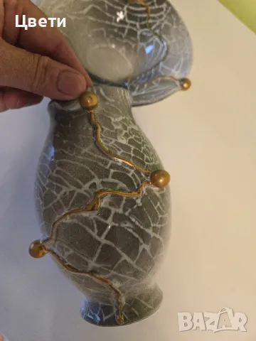 Ново ! Ваза и пепелник керамика , снимка 6 - Вази - 49667271