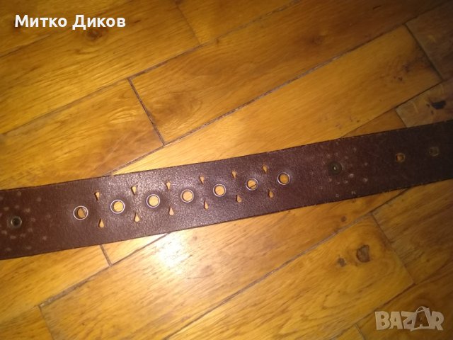 Колан естествена кожа Долче Габана 107см на 40мм, снимка 12 - Колани - 43050062