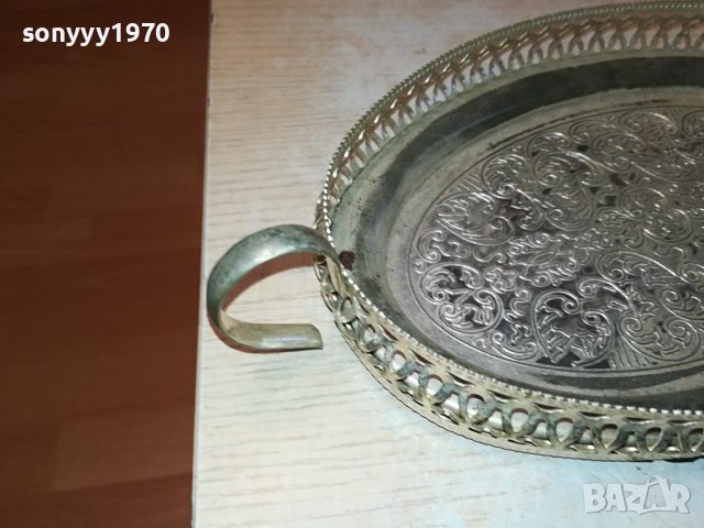 КРАСИВА ЧИНИЯ ПОДНОС ФРУКТИЕРА 2712231805, снимка 9 - Антикварни и старинни предмети - 43561220