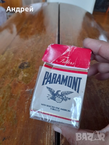 Кутия от цигари Paramont