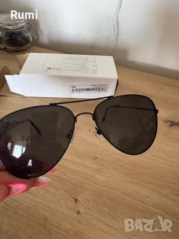 Нови унисекс черни модни пилотски сл очила !, снимка 1