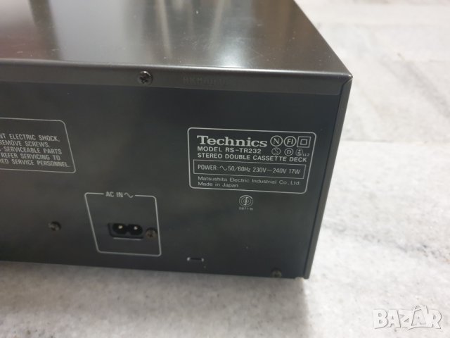 Касетен дек Technics  RS-TR232 Двукасетъчен. Всичко му работи. В много добро състояние. Страхотен зв, снимка 2 - Декове - 35175187