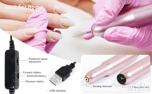 Голям комплект за нокти Major Dijit с лампа за нокти и пила, снимка 10 - Козметични уреди - 52953551