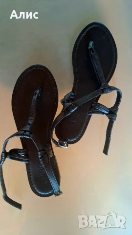 Дамски сандали ест.кожа