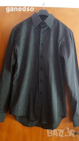 Черна Испанска риза, в рае, на ZARA, L размер , снимка 4 - Ризи - 35448285
