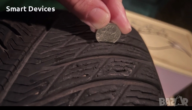 Зимни гуми 4 бр Michelin 235/60 R17с цена за комплека 80 лв