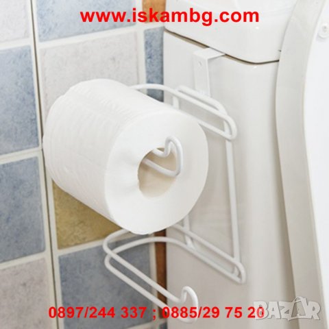 Двойна закачаща се поставка за тоалетна хартия - код 1863, снимка 16 - Други стоки за дома - 26989562