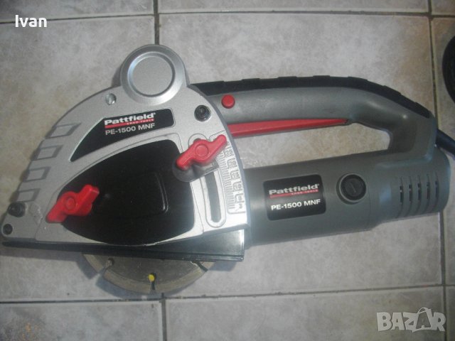 1500 Вата-Немска Каналокопка Фреза Прокопаване Канали-ф125мм-Копае 30мм-Почти Нова-PATTFIELD-Germany, снимка 6 - Други инструменти - 43466510