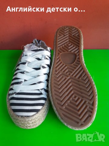 Английски детски еспадрили-NEXT, снимка 6 - Детски обувки - 28299631