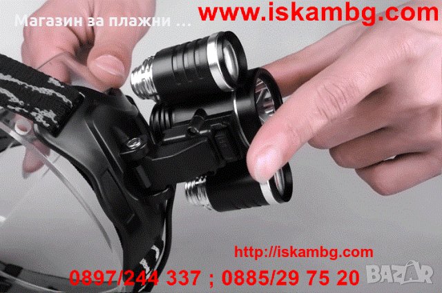 Акумулаторен челник, фенер за колело LL-6633 CREE XM-L T6 и XP-E Q5, снимка 4 - Други стоки за дома - 28469934