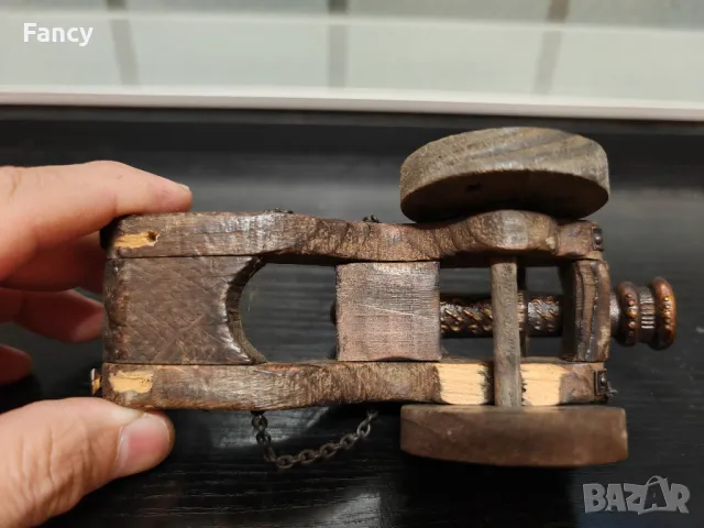 Оръдие дърво/бронз, снимка 7 - Антикварни и старинни предмети - 47669469