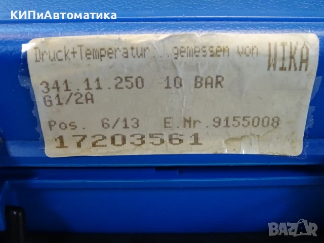 образцов манометър WIKA 341.11.250 (0-10)Bar precision test pressure gauge, снимка 6 - Резервни части за машини - 50505202