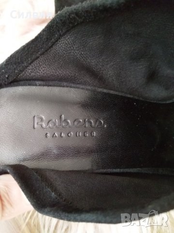 Естествен велур, снимка 5 - Дамски обувки на ток - 26374537