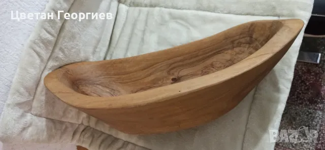 купа за плодове от маслиново дърво, снимка 5 - Декорация за дома - 49136877