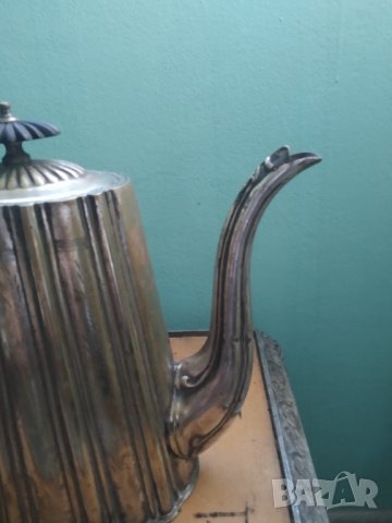 стара посребрена кана, снимка 3 - Други ценни предмети - 38590626