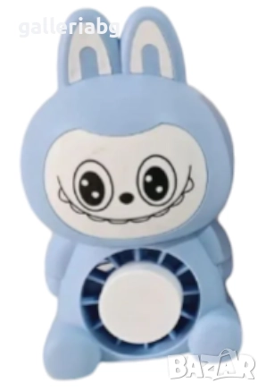 Мини вентилатор Labubu с USB и LED светлина – преносим вентилатор, снимка 3 - Електрически играчки - 51672622