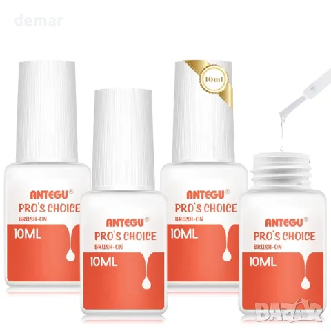 4 х 10 мл Супер лепило за акрилни нокти