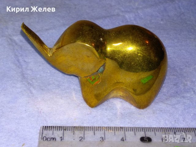 МАЛКО СЛАДКО СЛОНЧЕ Декоративна ПОЗЛАТЕНА МЕСИНГОВА ФИГУРКА За ЩАСТИЕ За ДОМА КОЛЕКЦИЯ УКРАСА 41402